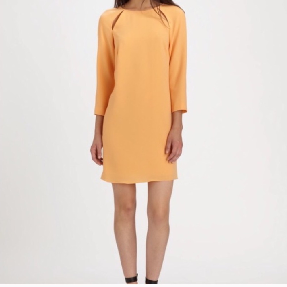 Tibi Dress. Peach colored with cutouts. Size 8